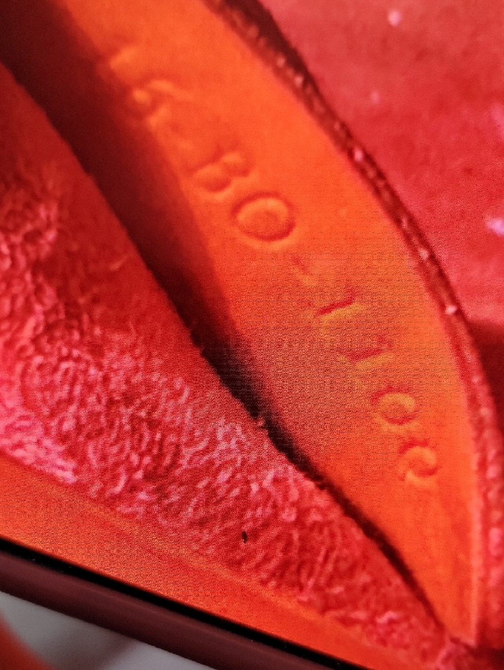 CHRISTAIN DOIR Orange Patent Lady Dior Mini Bag with Gold Hardware - Picture 15 of 16